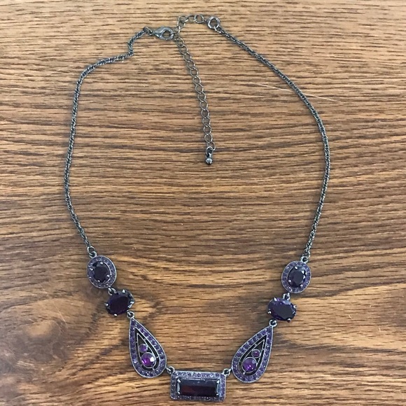 NWT Avon Dark Purple Necklace - Picture 2 of 5